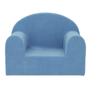 Canapé pour enfants en tissu bleu, mousse à haute élasticité, design moderne, pour coin lecture, à partir de 3 ans - Product Image 5