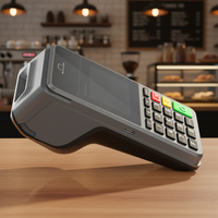 Terminal de paiement intelligent portable pour point de vente, écran 2,4 pouces avec clavier, système de facturation mobile avec imprimante pour la vente au détail