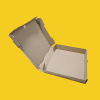 Boîte d'emballage pour pizza en carton ondulé de qualité alimentaire STPP, emballage plat pour pizza, fabriqué en carton ondulé E-Flute avec encre écologique, usine d'emballage en carton ondulé