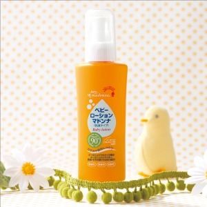 Loción para Bebés Japonesa 100ml Aceite de Caballo y Manteca de Karité Orgánica para Rostro y Cuerpo Sin Fragancia Segura para Recién Nacidos Madonna - Product Image 2
