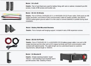 แบตเตอรี่ลิเธียมสำหรับเก็บพลังงานแสงอาทิตย์ Deye ESS SE-G10.2-B 51.2V 200Ah 10.24kwh - Product Image 5