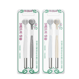 Brosse à dents 3D à trois faces Dr.Baek, poils souples pour adultes, nettoyage manuel - Product Image 5