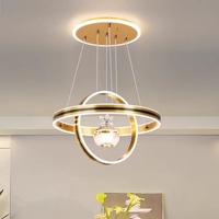 Lustre suspendu de plafond 220V 160W 3CCT pour salon, modèle 2025