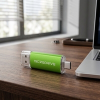 Clé USB OTG en métal personnalisée, double interface Type C, vente en gros d'usine, pour smartphones et ordinateurs, idéale comme cadeau