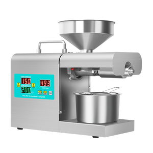 Mini Prensa <span class=keywords><strong>de</strong></span> Aceite en Espiral, Prensa <span class=keywords><strong>de</strong></span> Aceite <span class=keywords><strong>de</strong></span> Acero Inoxidable con Control Inteligente <span class=keywords><strong>de</strong></span> Temperatura, Aceite <span class=keywords><strong>de</strong></span> Soja, Aceite <span class=keywords><strong>de</strong></span> Maní 3-5kg/h - Product Image 1