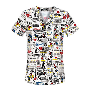 Fabricación Nutricionista Uniforme médico Mujeres Scrub Set Scrubs Servicio de Salud de enfermería Uniformes de mujer Medical Scrubs al por mayor - Product Image 5