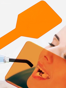 Bouclier lumineux dentaire tenu dans la main photopolymérisant l'équipement de protection oculaire de panneau de blocage de lumière de <span class=keywords><strong>lampe</strong></span> - Product Image 5