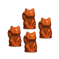 Moules à chocolat en PC en forme d'animaux et de plantes, résistants à la chaleur, durables, outils de cuisson résistants aux chocs, logo en relief, écologiques, design personnalisable