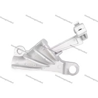 Collier de serrage en alliage d'aluminium, couleur argent, haute qualité, accessoires pour lignes électriques aériennes, équipement électrique
