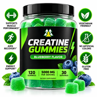 Compléments Alimentaires OEM Créatine Monohydrate Gummies Complément Sportif pour Adultes Maintenant, Compléments pour la Croissance Musculaire et l'Énergie