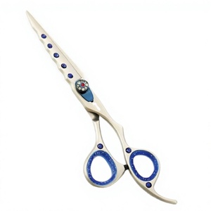 ASAP 6-Inch Stainless Steel Right-Handed Long Handle Hair Scissors with Fashionable Design for Barber Use and Hair Styling Tools - Product Image 3