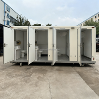 Toilettes portables de luxe conformes aux normes |   Toilettes modernes en conteneur accessible aux fauteuils roulants pour événements en plein air, hôtels, écoles et stades