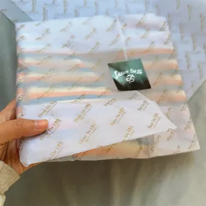 Luxury Tissue Paper Roll Custom Logo Recycled White Paper Clothes Shoes Wrapping Tissue Paper Packaging Gift For Box