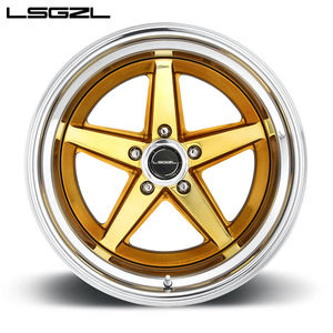 Llantas Forjadas Cóncavas Pulidas LSGZL de 3 Piezas con Centro Profundo de Aleación de 18-26 Pulgadas, Aptas para Benz 19-24 BMW C8 5x120 5x130 5x114.3 - Product Image 2