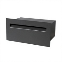 Boîte de livraison murale antivol en acier pour extérieur, petite, avec capacité de 10 L, boîte aux lettres et boîte à colis