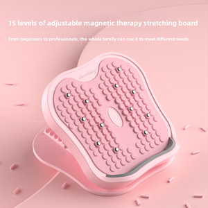 Appareil de fitness portable pliable pour étirements <span class=keywords><strong>obliques</strong></span>, réglage par pédale, équipement de fitness à domicile, massage des muscles du mollet, aimant, matériau ABS, étirements - Product Image 1