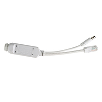 Divisor POE de 48V a 5V, divisor Ethernet POE USBC, resistente al agua, 5V, 2A, 802.3af a 15W, 24W, exterior