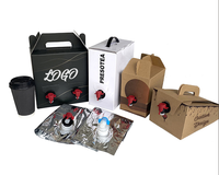 Conteneur à café jetable personnalisé avec logo, 1l, 2l, 3l, 5l, avec robinet, sac en aluminium, conteneur BIB pour emporter du café