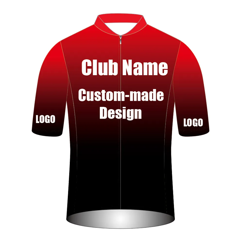 Benutzerdefinierte DIY design Logo Sommer Kurzarm Jersey Racing Rennrad Kleidung