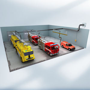 Fahrzeug-Abgassystem Feuerwehrstationen Rauchabzugsanlage - Product Image 4