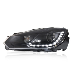 Para <span class=keywords><strong>VW</strong></span> Golf VI 6 2009-2013 faro modificado accesorios de coche faro automático montaje de Faro de alta calidad - Product Image 4