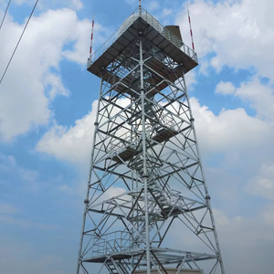 Tháp radar khí tượng chất lượng cao 15M-50M, chịu được thời tiết, tháp radar viễn thông - Product Image 5