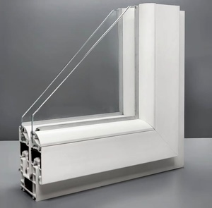 <span class=keywords><strong>Finestre</strong></span> a battente in Upvc <span class=keywords><strong>finestre</strong></span> aperte isolate in PVC con doppi vetri - Product Image 1