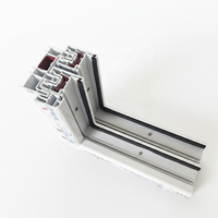 Jendela Geser Vertikal PVC Plastik YIDA Energy Star Double Pane Low E Single Hung dengan Louver dan Layar Magnetik Stainless Steel