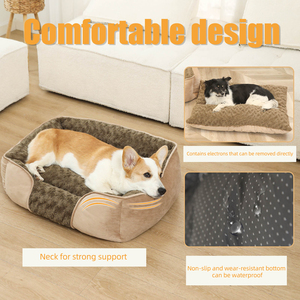 Neutrales Haustier Winter heattech Mat Cat Semi-Enclosed Kitten Cat House Umwelt freundliches Filz-Hunden est bett - Product Image 4