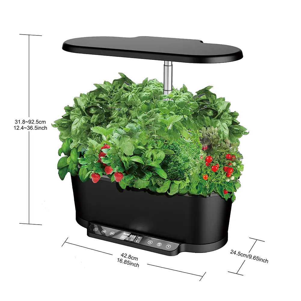 IGS-36 15 Pods Smart Garden mit APP-Steuerung Hydro po nisches Anbaus ystem Indoor Vegetable Planter LCD-Bildschirm Touch Panel Control