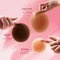 Cubrepezones de Silicona Patentados para Mujer, Sin Tirantes, Sin Costuras y Lavables, con Adhesivo para una Cobertura Invisible