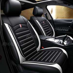1/2 Housse de siège de voiture universelle, housses de siège avant en cuir, coussin de protection pour sièges de voiture, tapis de protection pour sièges de voiture, accessoires automobiles - Product Image 4