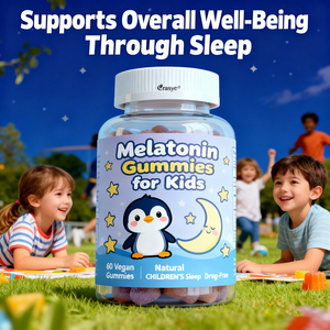 Gummies à la <span class=keywords><strong>mélatonine</strong></span> bio personnalisables OEM/ODM pour enfants, 1 <span class=keywords><strong>mg</strong></span> de <span class=keywords><strong>mélatonine</strong></span>, gummies pour le sommeil pour enfants de <span class=keywords><strong>3</strong></span> ans et plus, relaxation et soutien du sommeil - Product Image 5