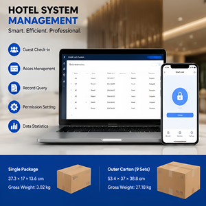 Serrure de porte intelligente RFID pour hôtel et appartement, serrure électronique sans clé pour entrée sécurisée - Product Image 4