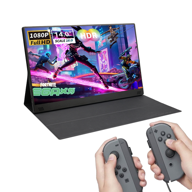 14.0 Inch UHD 4K IPS Portable Monitor with Touchscreen USB-C HD Display for Laptop Travel Monitor