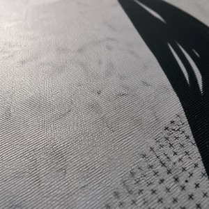 Papier peint mural personnalisé en toile huilée, motif filles en <span class=keywords><strong>robe</strong></span> noire, pour boutique - Product Image 2