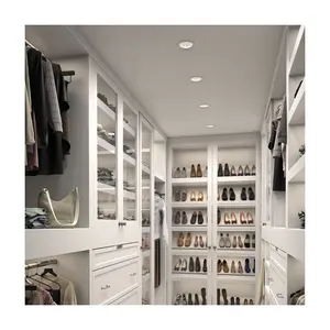 Exquisite Workmanship Waterproof High Quality Apartment Style Modern Wardrobe Closets