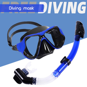 Ensemble de plongée avec masque et tuba, système entièrement étanche pour adultes, équipement de natation, équipement de sport d'été en plastique étanche - Product Image 5