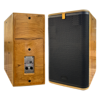 Boîte en contreplaqué style classique à grain de bois, pour karaoké familial en villa, 500W, contrôle par application, son surround, garantie 1 an
