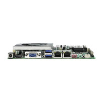 LVDS EDP Komputer Industri Tertanam PC Mini Itx Motherboard Generasi Ke-8 Quad-Core I5-8250U CPU Port Jaringan Ganda 6COM DDR4 32GB