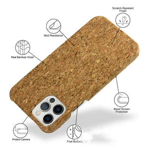 Ốp Điện Thoại Di Động Bằng Gỗ Xốp Mềm Tự Nhiên, Ốp Lưng Cho <span class=keywords><strong>iPhone</strong></span> 7 <span class=keywords><strong>8</strong></span> <span class=keywords><strong>Plus</strong></span> XS XR 11 12 13 Pro Max Samsung Galaxy S20 S21 - Product Image 3