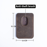 Logo personnalisé nouveau design portefeuille avec pour magsafe pour apple iphone 14 pro pour magsafe étui en cuir magnétique pour magsafe portefeuille