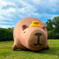 Modèle de Capybara Publicitaire Gonflable en PVC de Haute Qualité, Personnage de Dessin Animé, Mascotte pour la Décoration des Centres Commerciaux