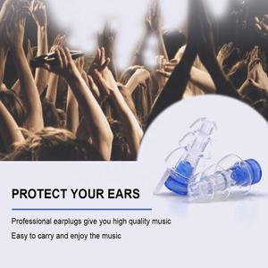 <span class=keywords><strong>Bouchons</strong></span> <span class=keywords><strong>d</strong></span>'oreille en silicone réutilisables écouteurs antibruit de haute qualité <span class=keywords><strong>bouchons</strong></span> <span class=keywords><strong>d</strong></span>'oreille doux pour musicien de concert avec étui - Product Image 2