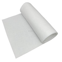 Tissu non tissé aiguilleté absorbant en viscose antistatique respirant blanc en gros, tissu absorbant en coton, tampon en coton