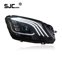 SJC Auto phares pour Mercedes Benz W222 14-17 mise à niveau jour lumière LED Bi xénon ampoule antibrouillard Tuning voiture accessoires