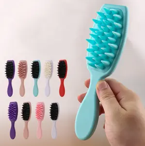 Long Handle Hair Scalp Massager Shampoo Brush Scalp Exfoliator Dandruff Brush Combs Detangling Hair Brushes Hair Scalp Massager