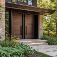 Portes pivotantes en bois massif ignifuges sur mesure, extra larges, modernes, pour appartements et entrées commerciales