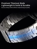 Neues Titanarmband Passend für Apple Watch 8 Ultra Smartwatch Armband für 38 40 41 42 44 45 49 mm Einfache Demontage Unisex