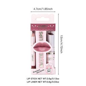 2025 Offre Spéciale 12 couleurs rouge à lèvres rouge à lèvres ensemble longue durée étanche finition mate antiadhésive végétalien crème minérale Style de mode - Product Image 4